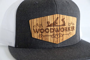 Woodworker design 2 hat - Zebrawood