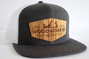 Woodworker design 2 hat - Zebrawood