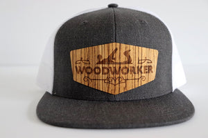 Woodworker design 2 hat - Zebrawood