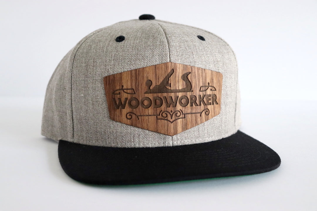 Woodworker design 2 hat - Walnut wood