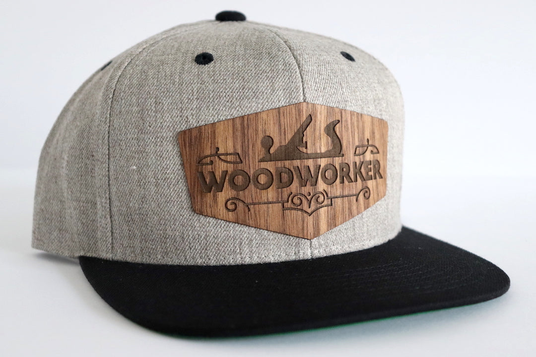 Woodworker design 2 hat - Walnut wood