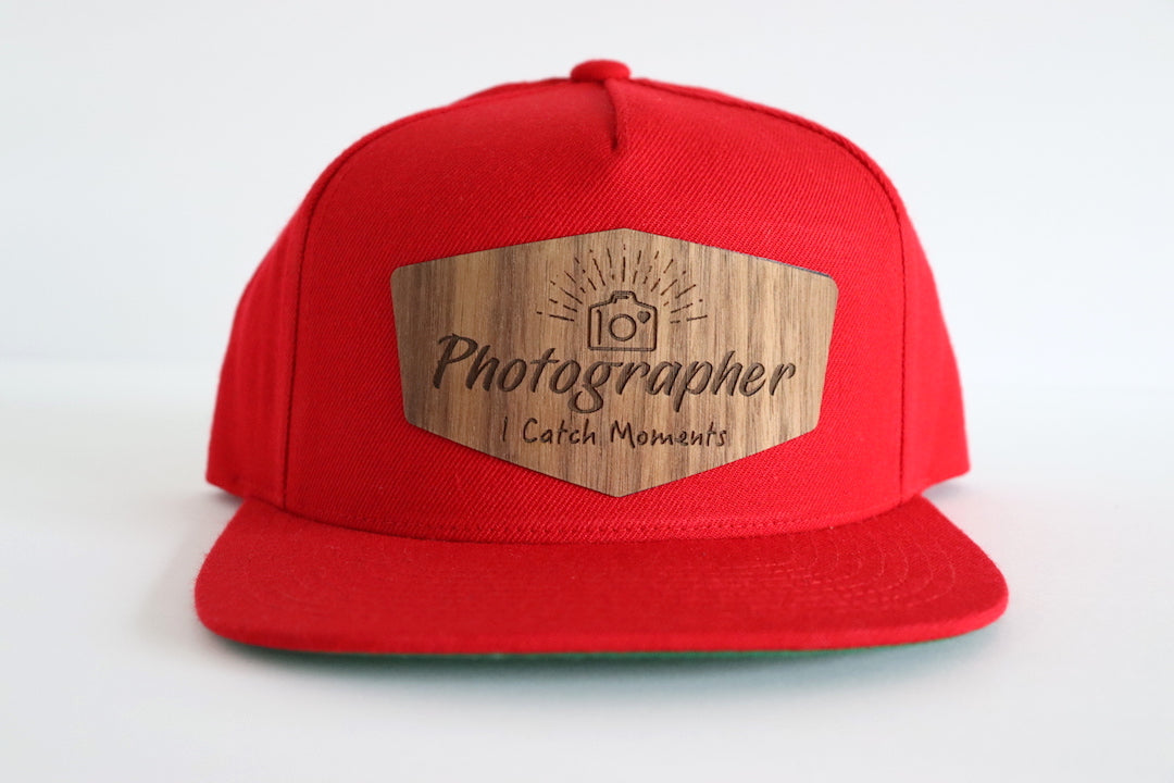 Photographer hat - Walnut wood