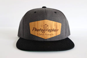 Photographer hat - Bambo wood