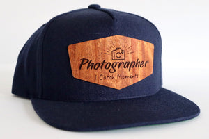 Photographer hat - Mahogany wood