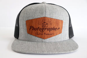 Photographer hat - Jatoba wood