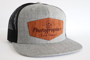 Photographer hat - Jatoba wood