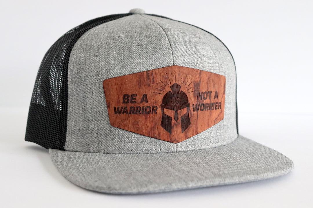 Warrior design hat - Bubinga wood