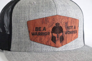 Warrior design hat - Bubinga wood