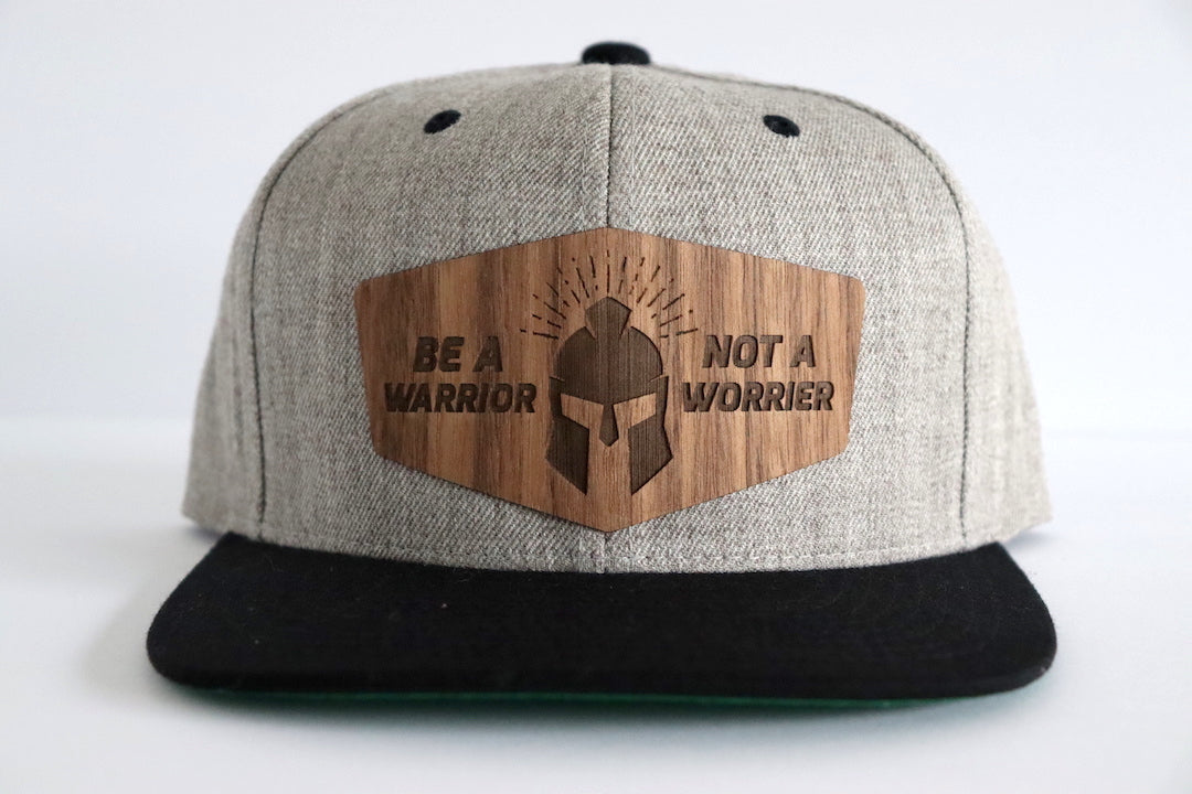 Warrior design hat - Walnut wood