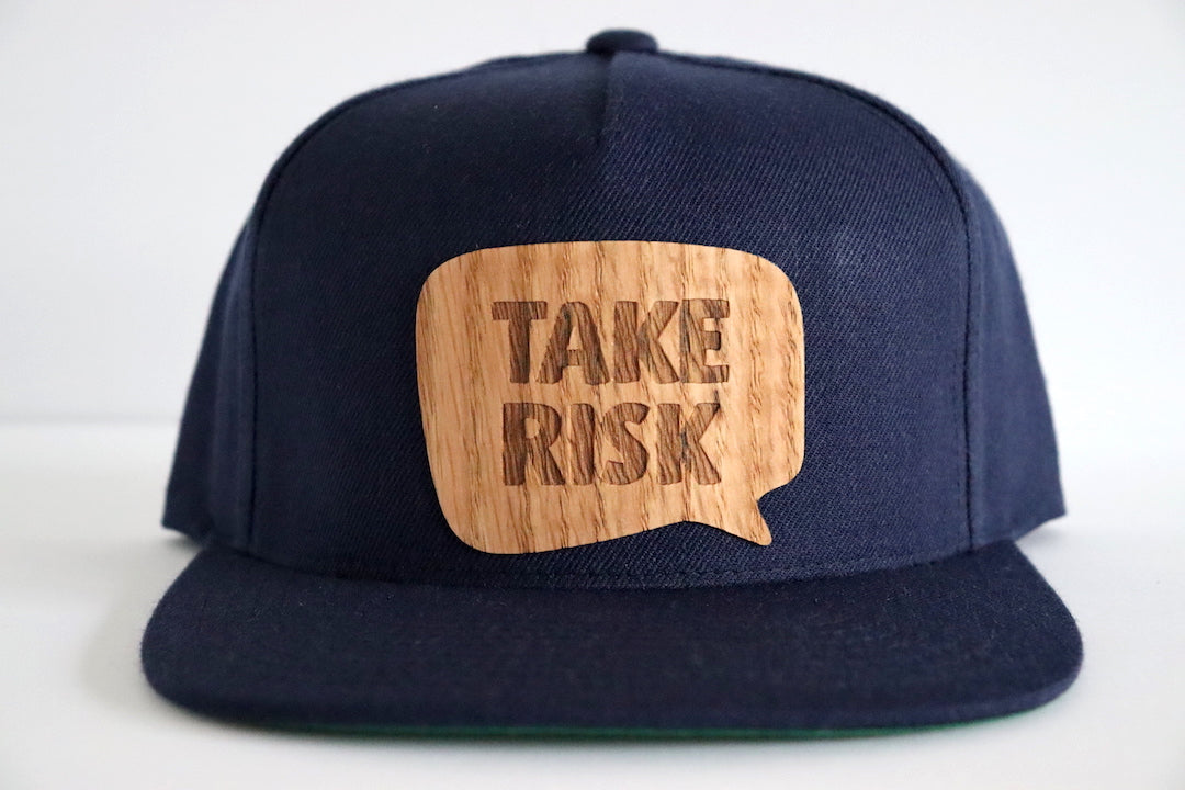 Take risk hat - Red oak wood