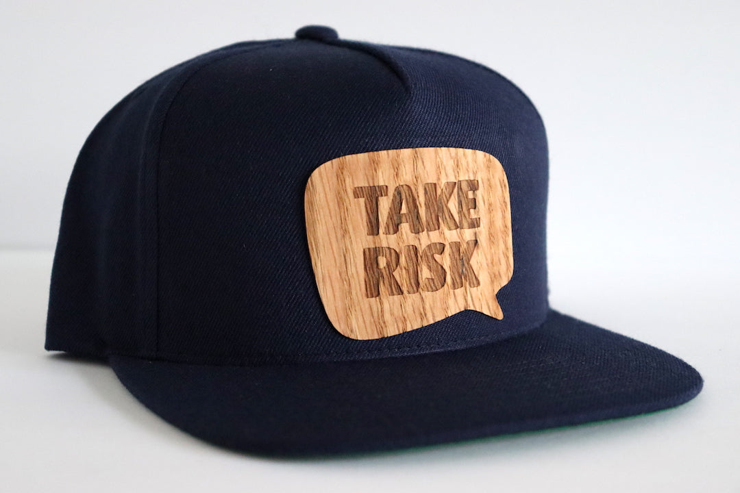 Take risk hat - Red oak wood