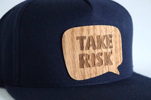 Take risk hat - Red oak wood