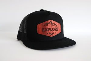 Explore design hat - Padauk wood