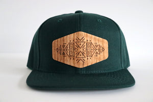 Ornament 2 hat - Red oak wood