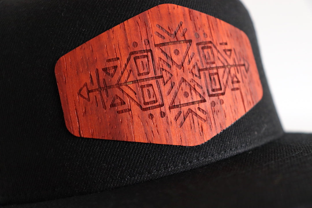 Ornament 2 hat - Padauk wood