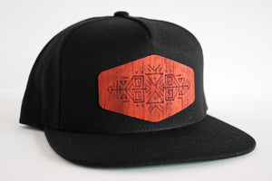 Ornament 2 hat - Padauk wood