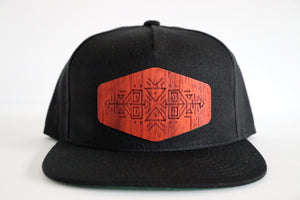 Ornament 2 hat - Padauk wood