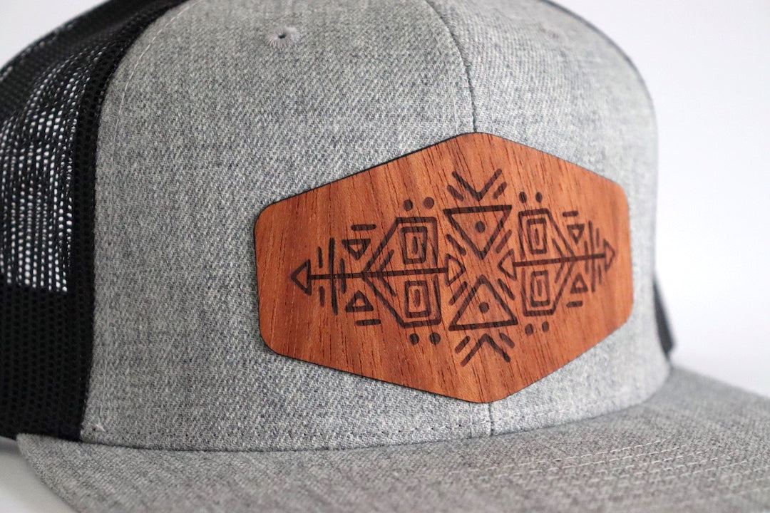 Ornament 2 hat - Jatoba wood