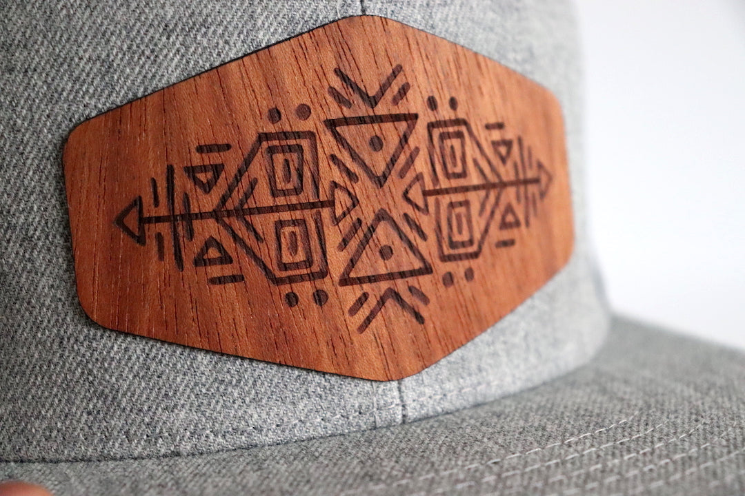 Ornament 2 hat - Jatoba wood