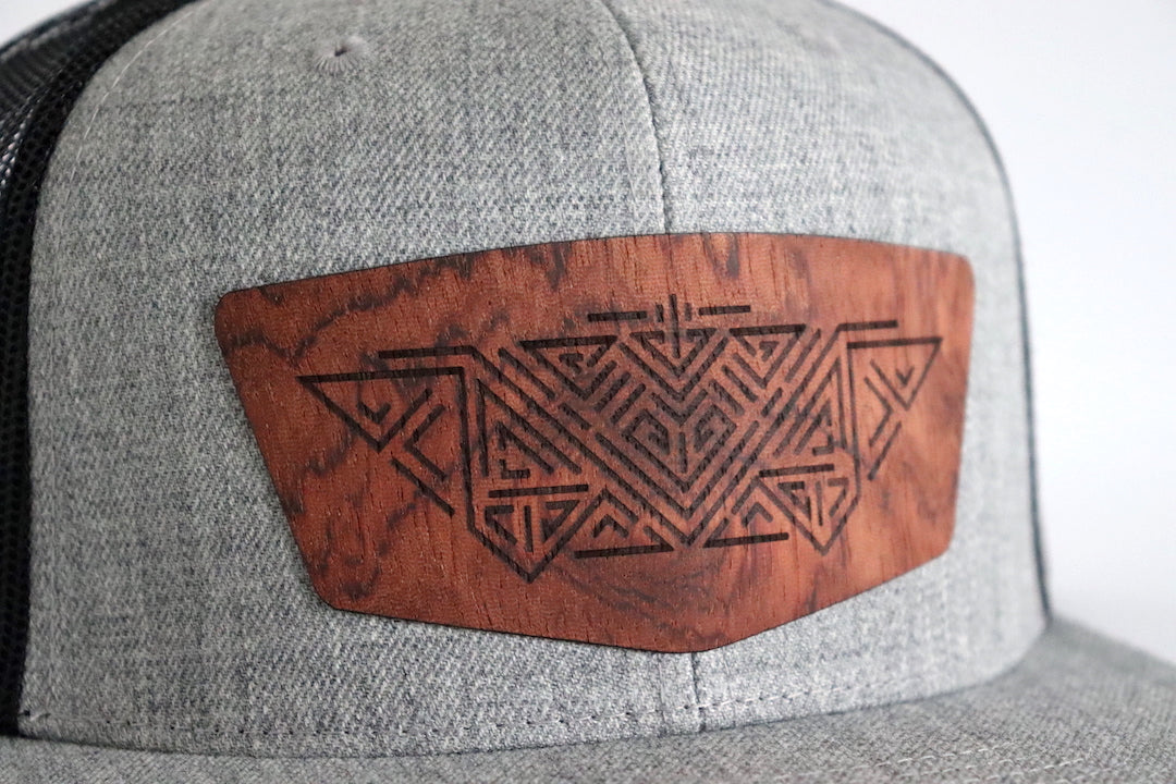 Ornament 1 hat - Bubinga wood