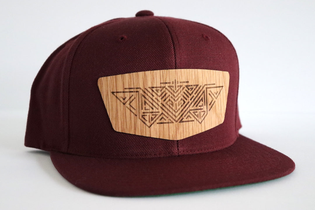 Ornament 1 hat - White oak wood