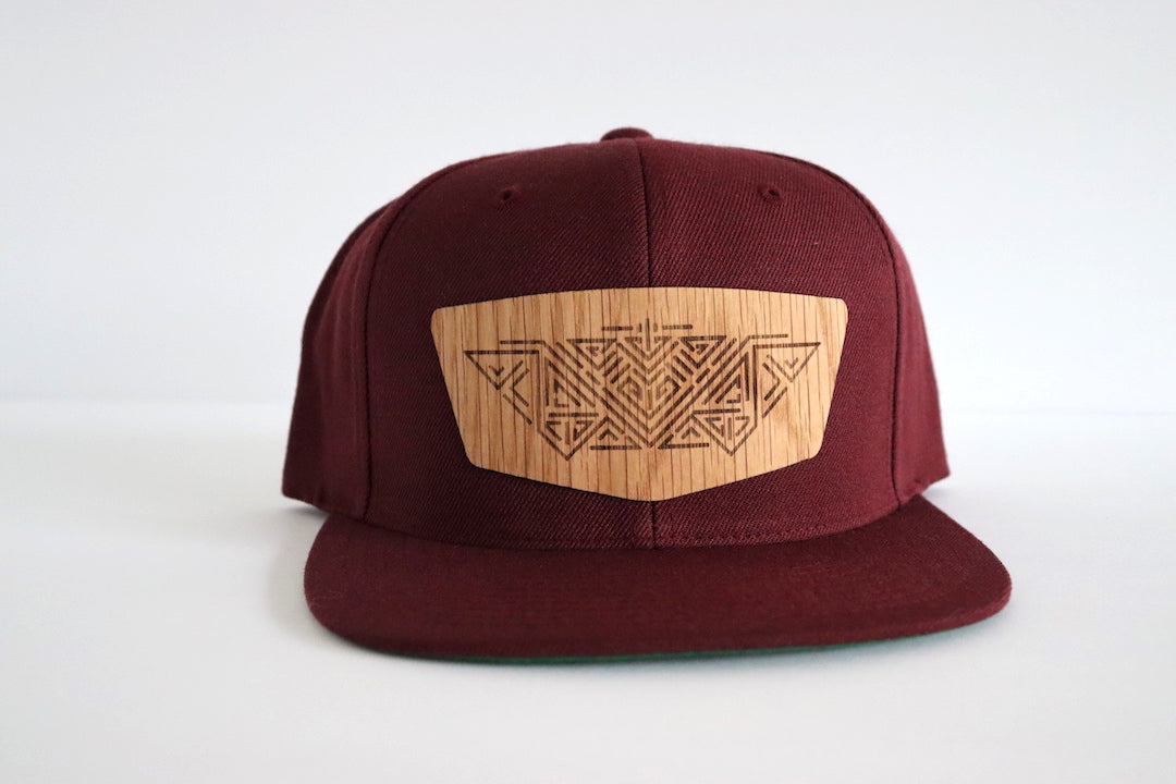 Ornament 1 hat - White oak wood