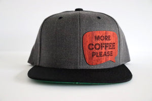 More coffee design hat - Padauk wood