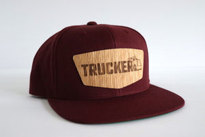 Trucker design hat - White oak wood