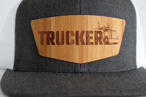 Trucker design hat - Bambo wood