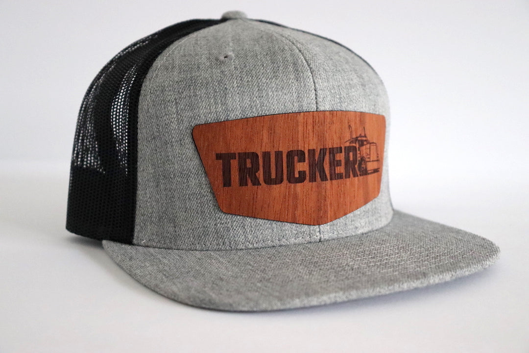 Trucker design hat - Jatoba wood