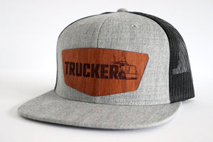 Trucker design hat - Jatoba wood