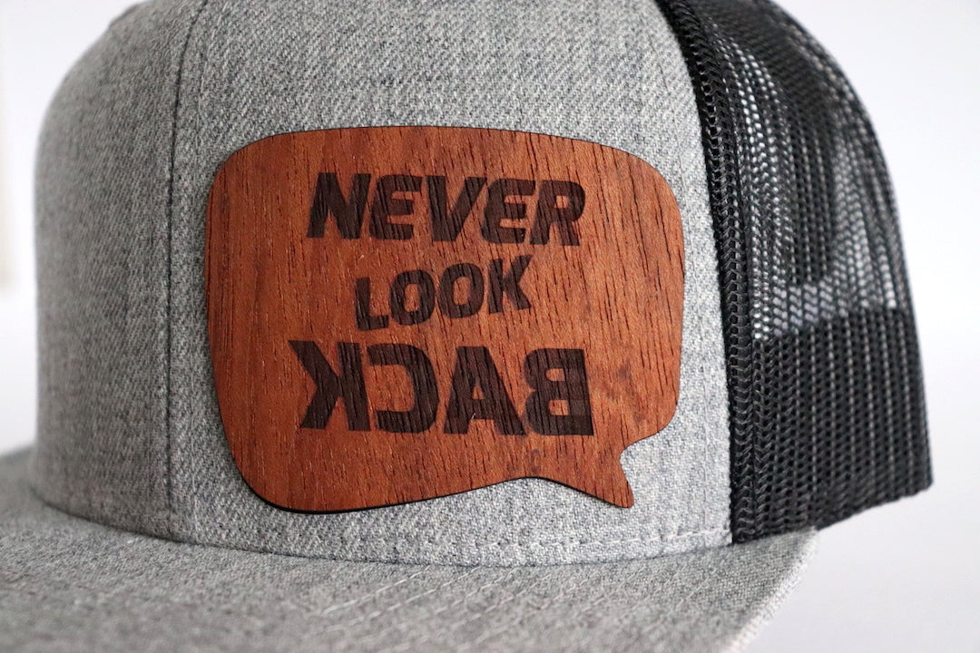 Never look back hat - Jatoba wood