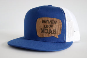 Never look back hat - Walnut wood