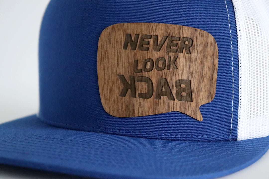 Never look back hat - Walnut wood