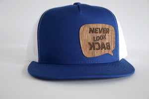 Never look back hat - Walnut wood