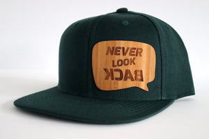 Never look back hat - Bambo wood