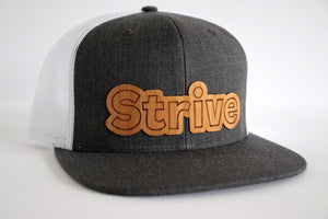 Strive design hat - Bambo wood