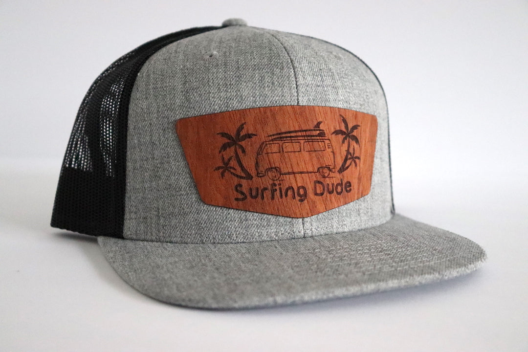 Surfing Dude hat - Jatoba wood