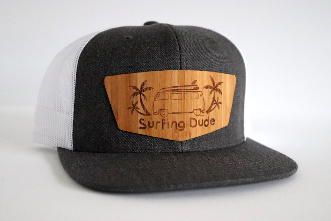 Surfing Dude hat - Bambo wood