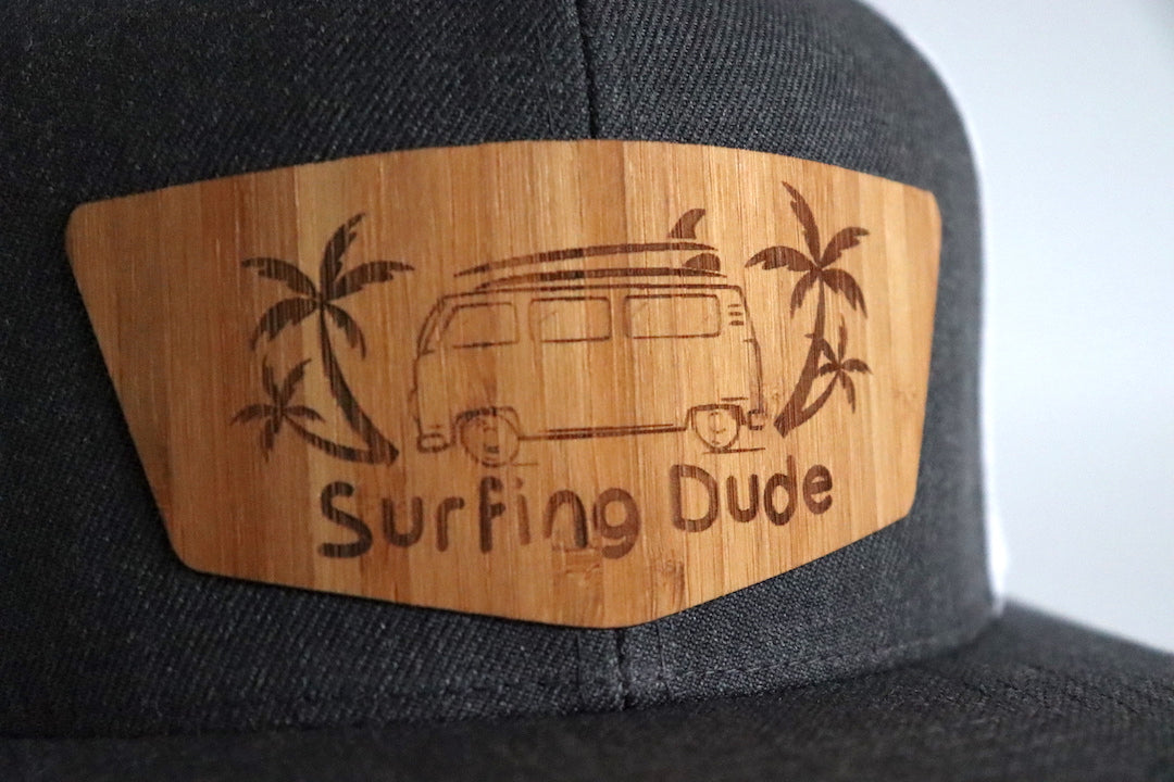 Surfing Dude hat - Bambo wood