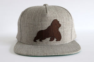 Gorilla design hat - Wenge wood