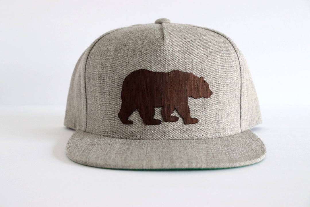 Bear design hat - Wenge wood