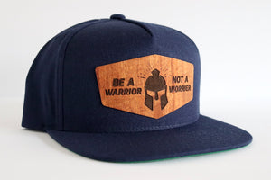 Warrior design hat - Mahogany wood