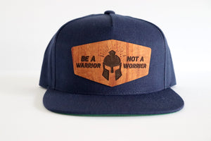 Warrior design hat - Mahogany wood