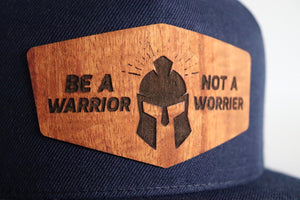 Warrior design hat - Mahogany wood