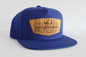 Woodworker design 1 hat - Zebrawood wood