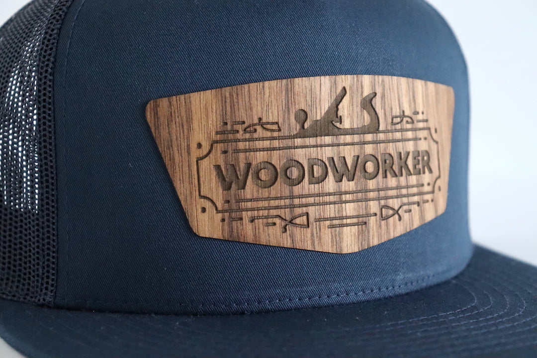 Woodworker design 1 hat - Walnut wood