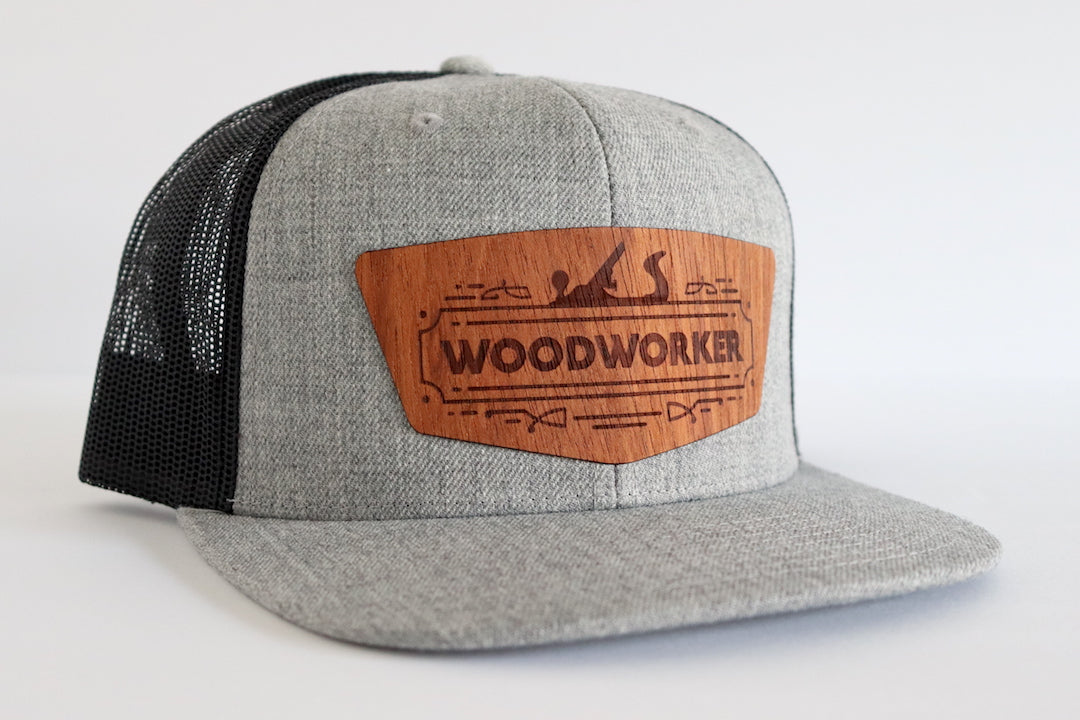 Woodworker design 1 hat - Jatoba wood