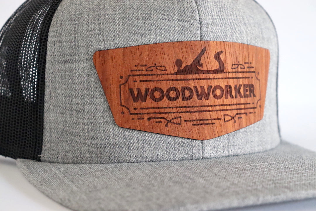 Woodworker design 1 hat - Jatoba wood